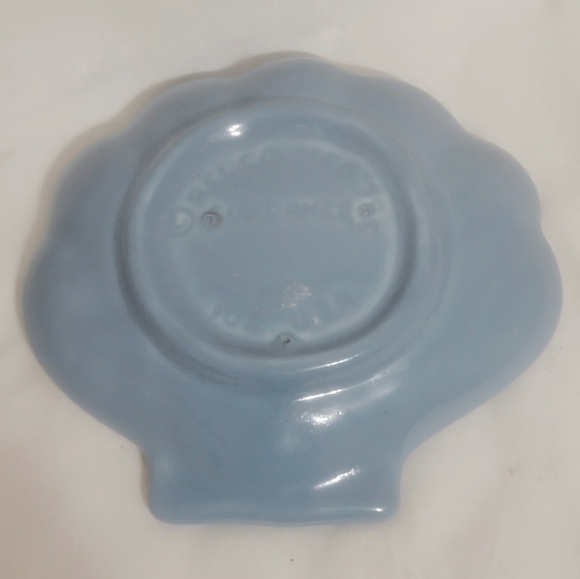 Vintage Relco Manufacturer Sundance Ceramic Blue Shell Trinket Dish - Picture 2 of 9